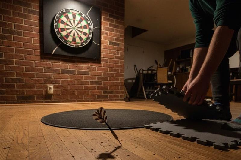 Floor Mat for Darts